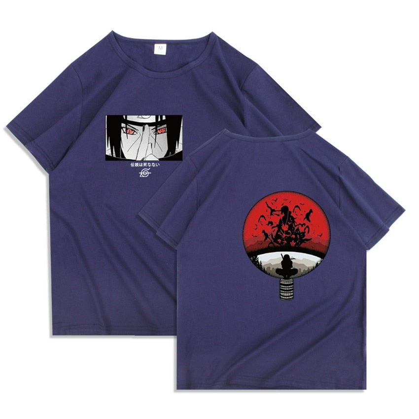 Anime Naruto Akatsuki Symbol Unisex Short Sleeve T Shirt