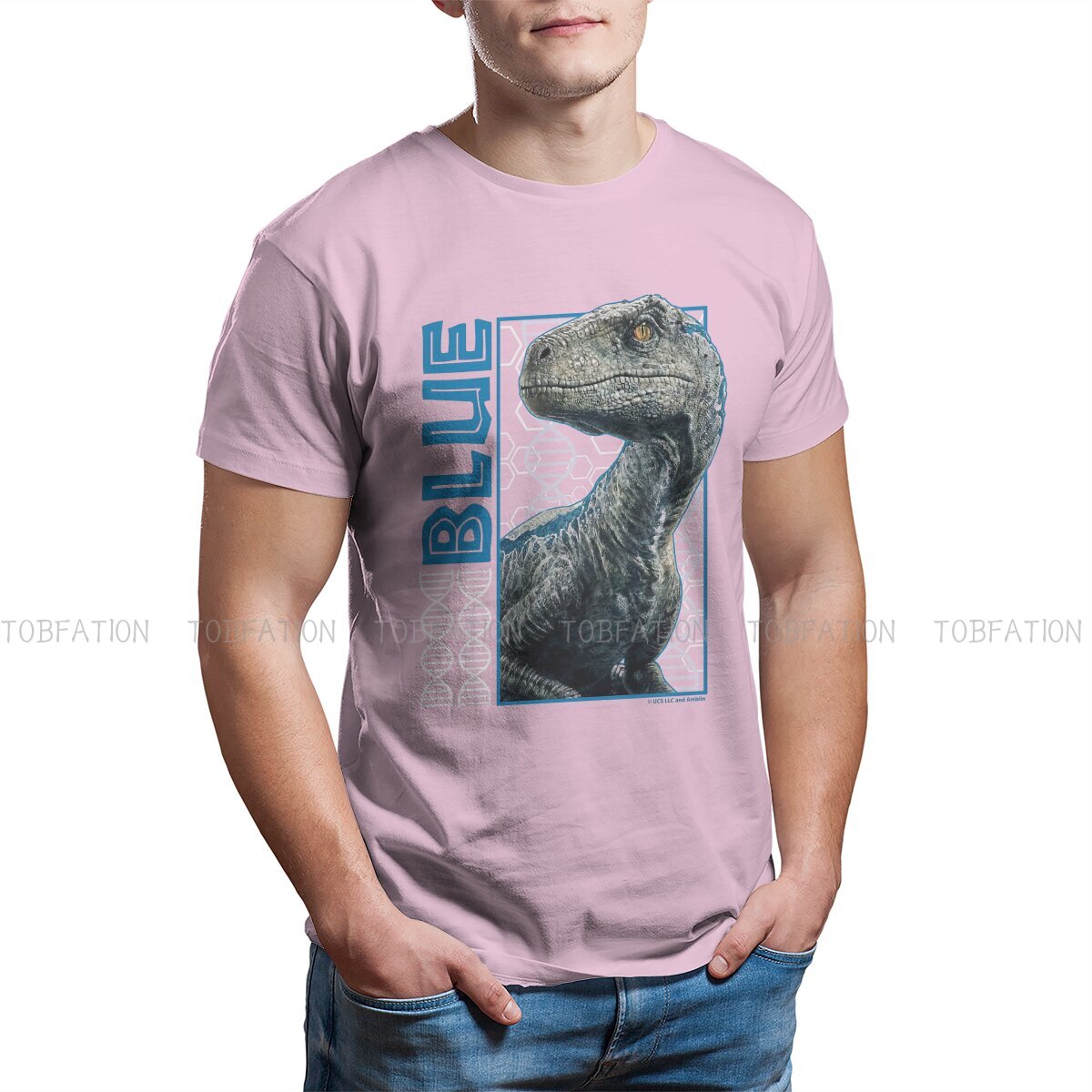 Jurassic World Fallen Kingdom Blue DNA T Shirt