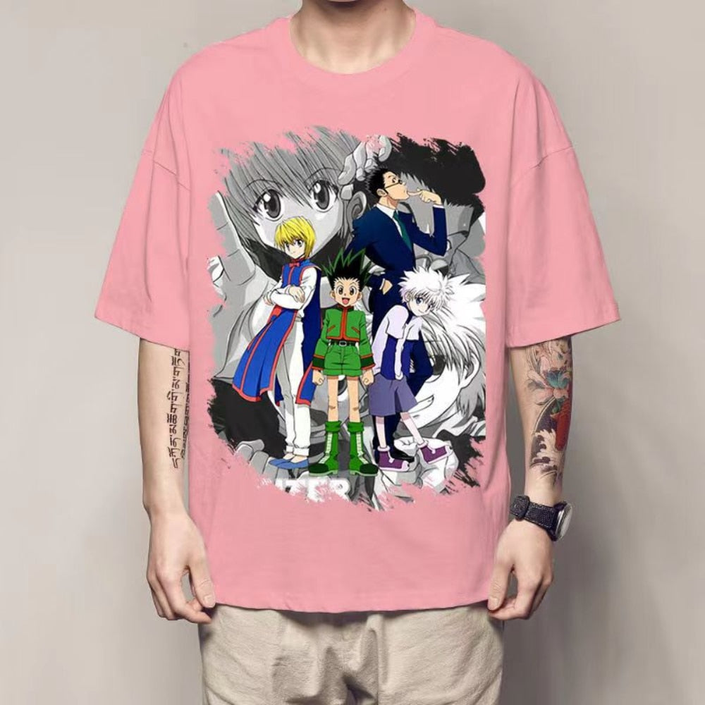 Hunter X Hunter Killua Gon Kurapika Leorio Anime T shirt