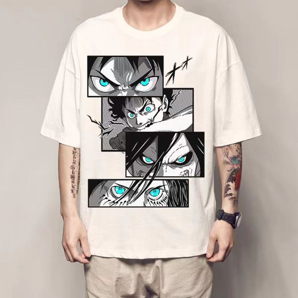 Anime Attack on Titan Eren Yeager Unisex T Shirt | KataMoon