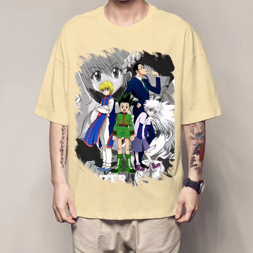 Hunter X Hunter Killua Gon Kurapika Leorio Anime T shirt