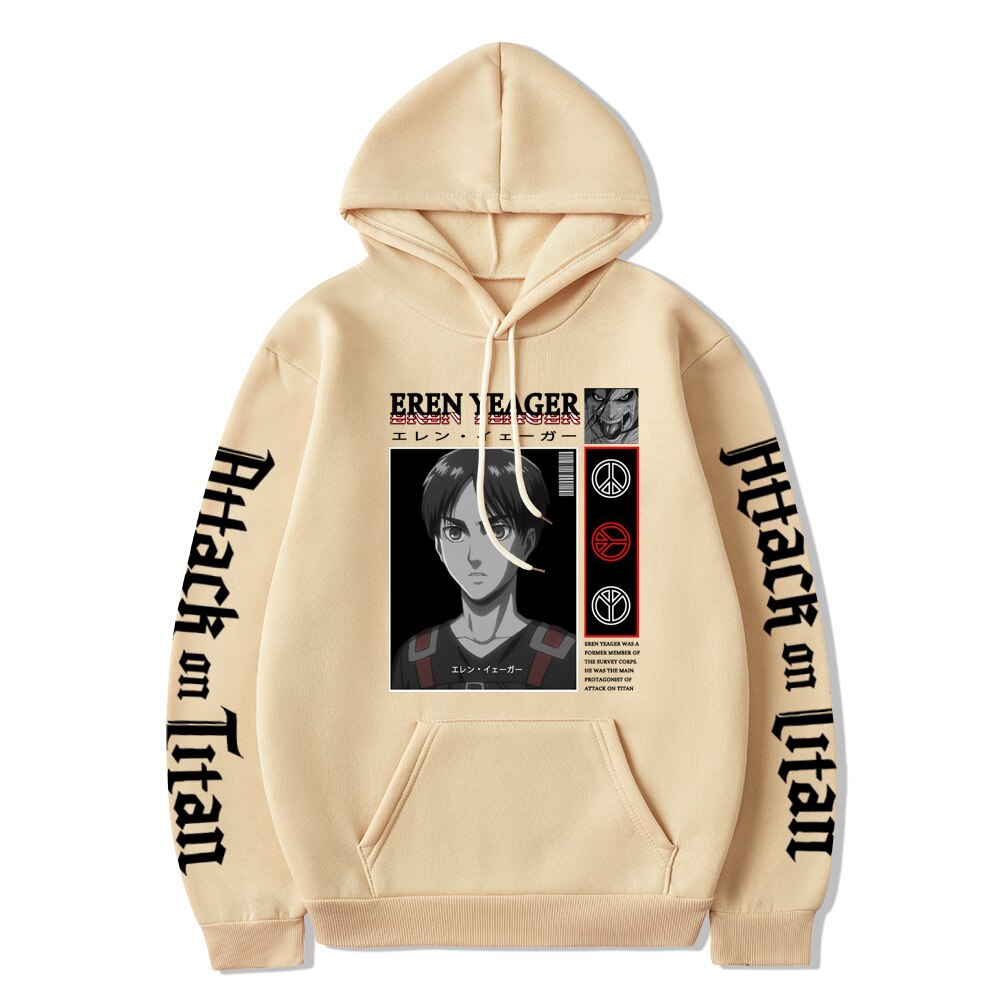 Attack on Titan Eren Jaeger Anime Manga Unisex Hoodie | KataMoon