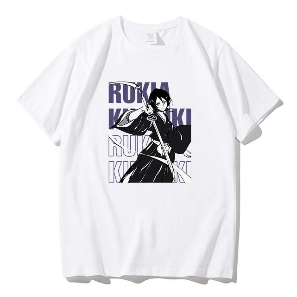 Anime Bleach Kuchiki Rukia Anime T shirt | KataMoon