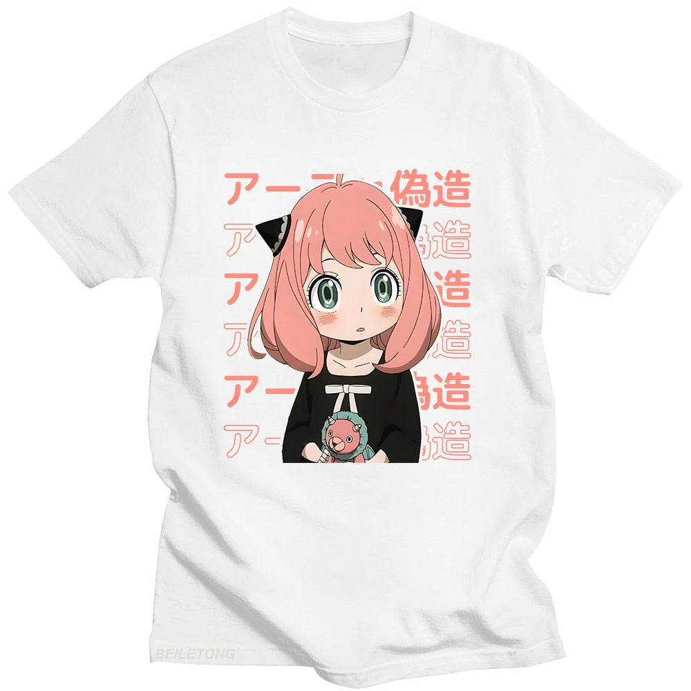 Anime SPY X FAMILY Anya Forger Cute T Shirt