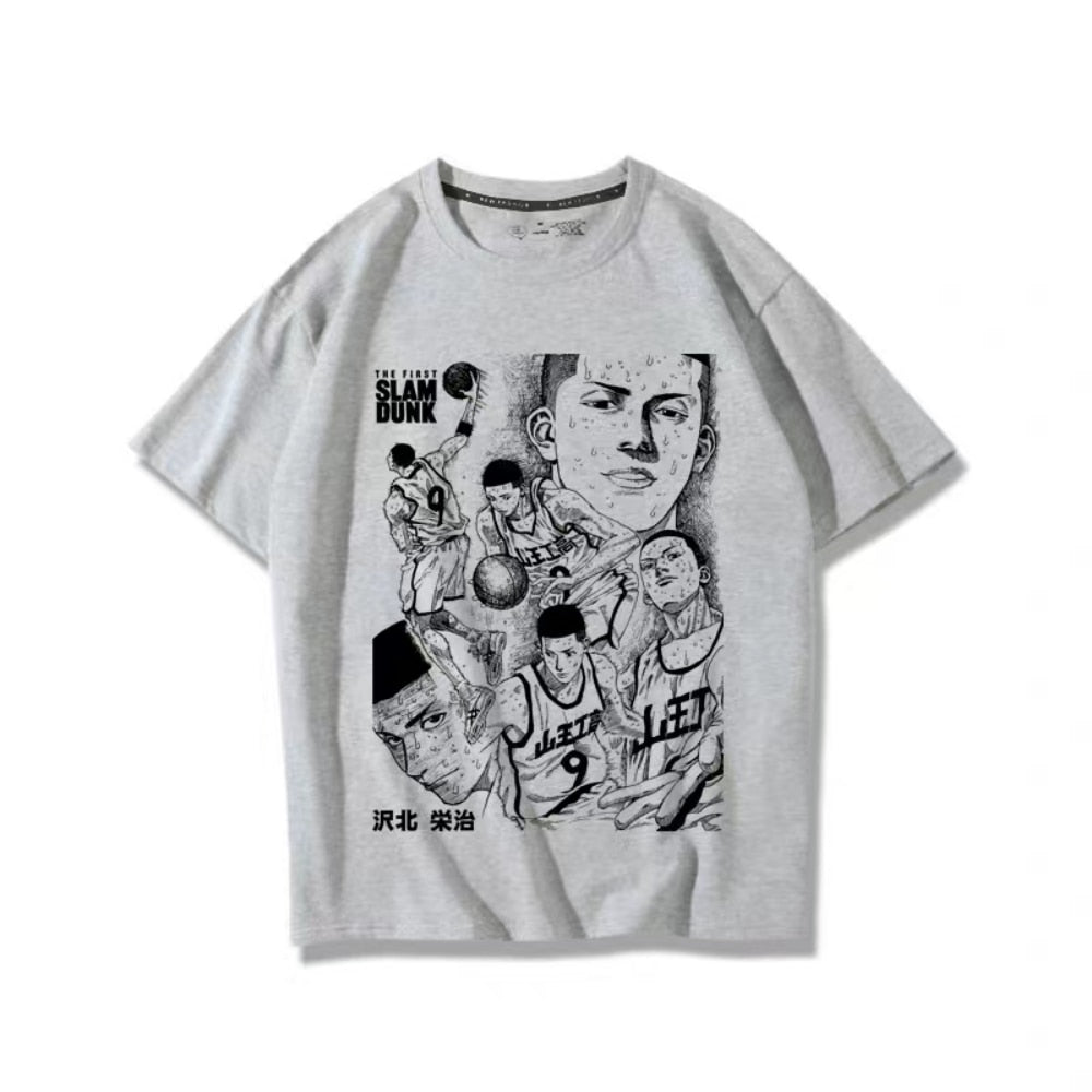 Slam Dunk Eiji Sawakita Anime Short Sleeve T shirt