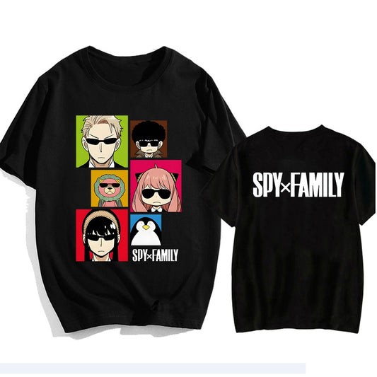 Anime Spy X Family Anya Forger Yor Loid Bond T shirt