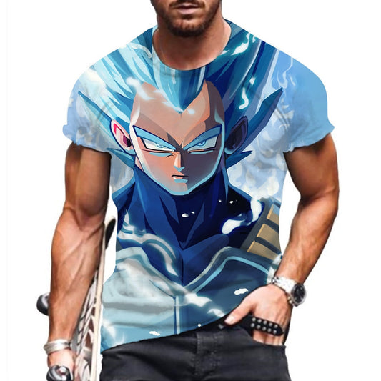 Dragon Ball Super Saiyan God Vegeta All-Over Print T shirt