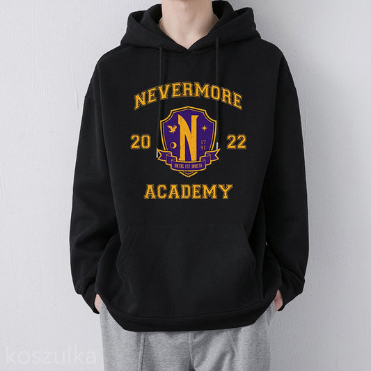 Wednesday Addams Nevermore Academy Logo Hoodie