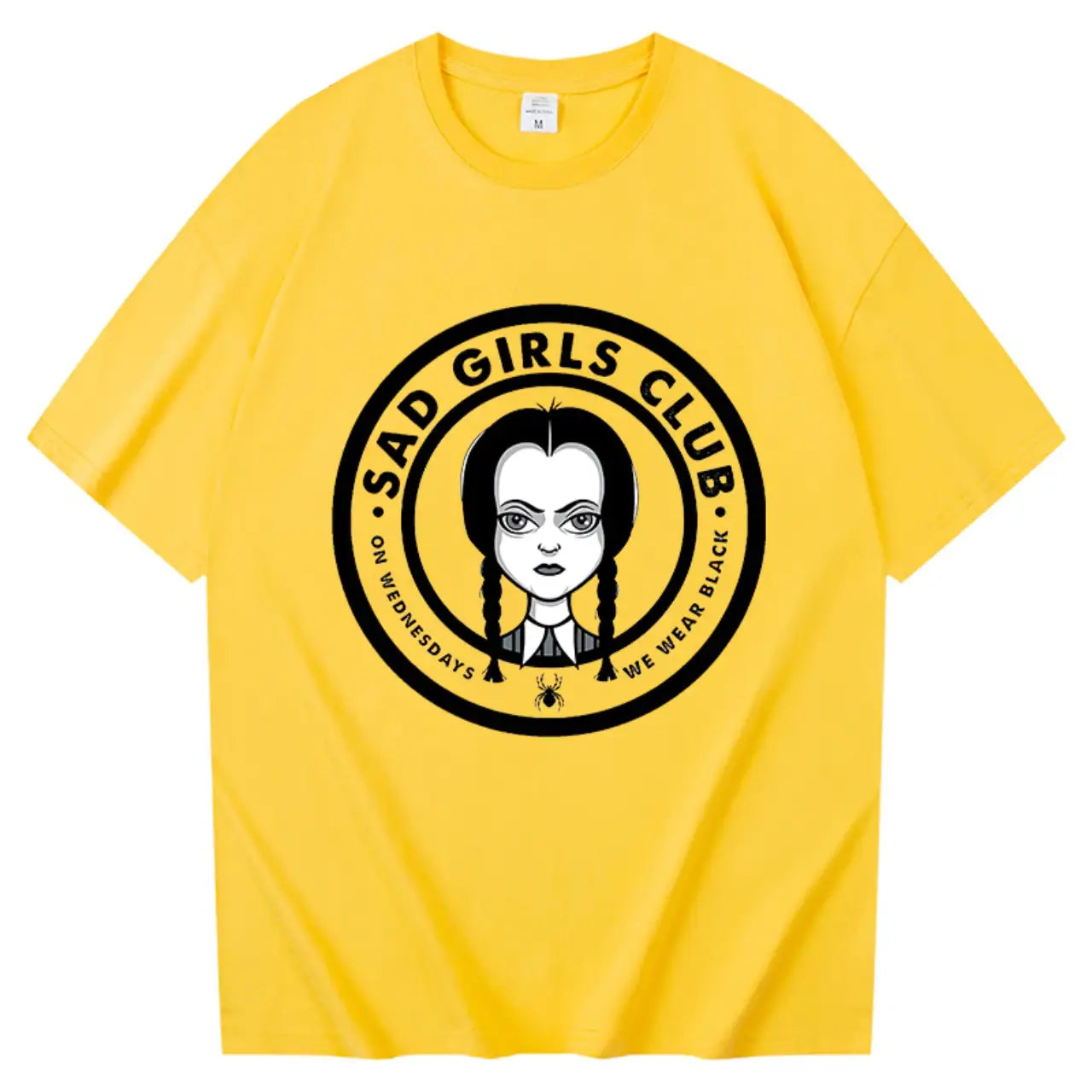 Wednesday Addams Family Sad Girls Club T Shirt