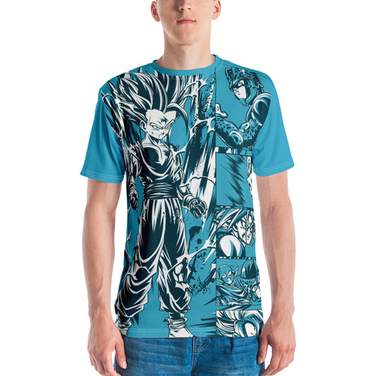 Dragon Ball Super Saiyan Gohan VS Cell All-Over Print T shirt - KM0012AOT
