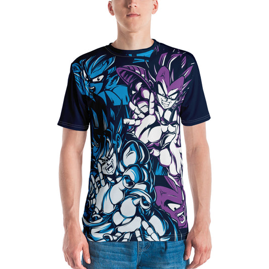 Dragon Ball Super Saiyan Goku VS Vegeta All-Over Print T shirt - KM0013AOT
