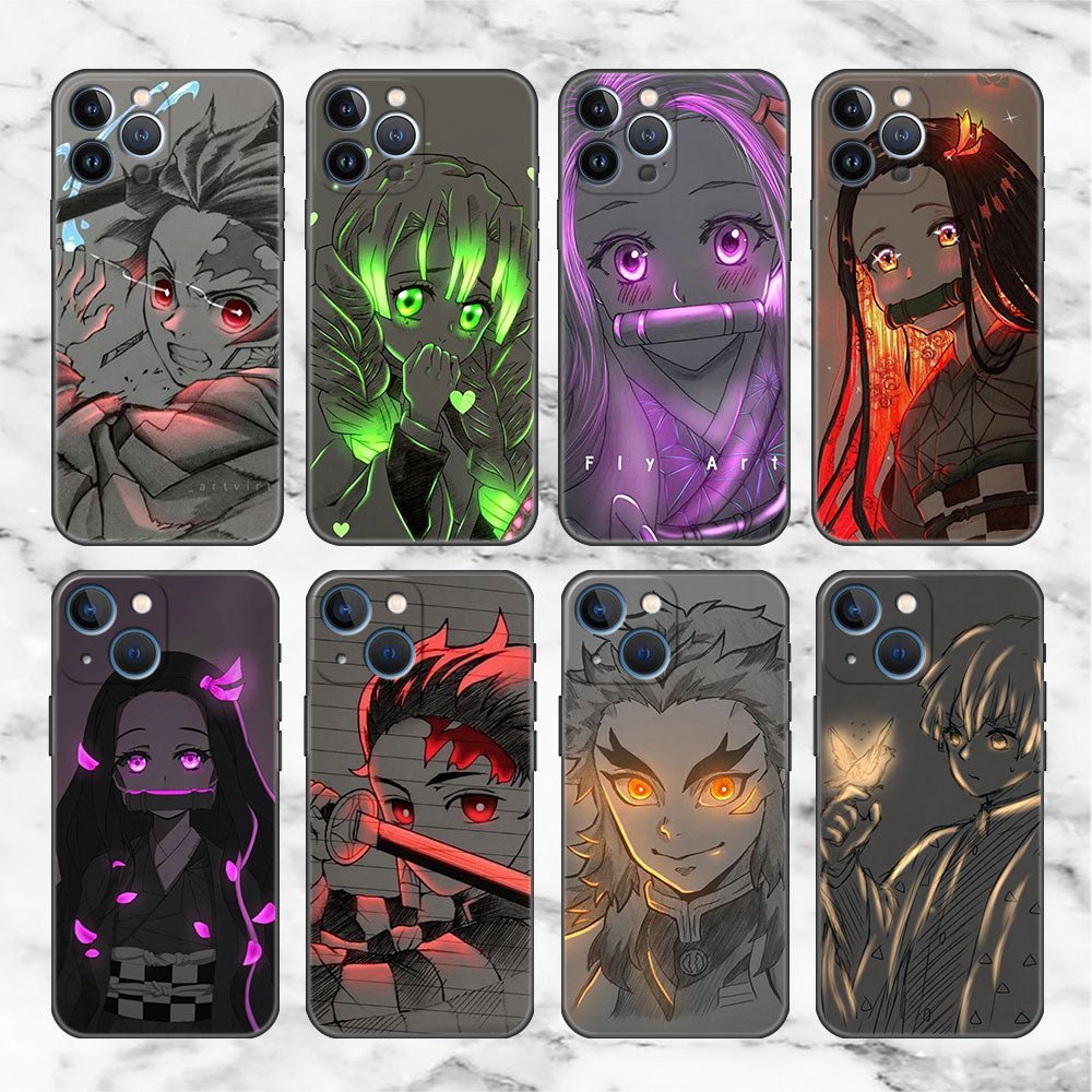Anime Demon Slayer Kimetsu No Yaiba Nezuko Kamado Iphone Phone Case - KataMoon
