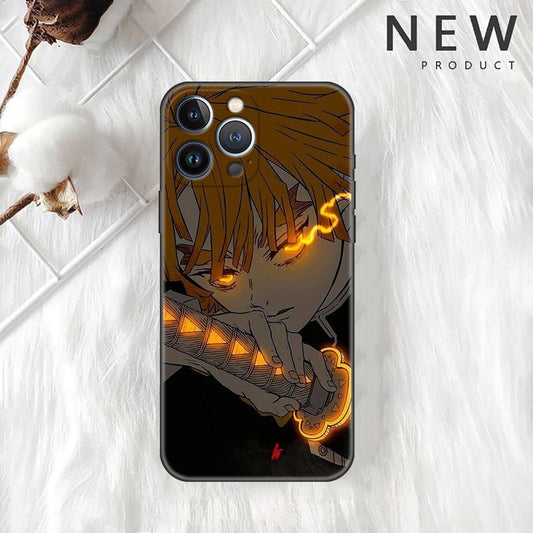 Anime Demon Slayer Kimetsu no Yaiba Zenitsu Agatsuma Iphone Phone Case - KataMoon