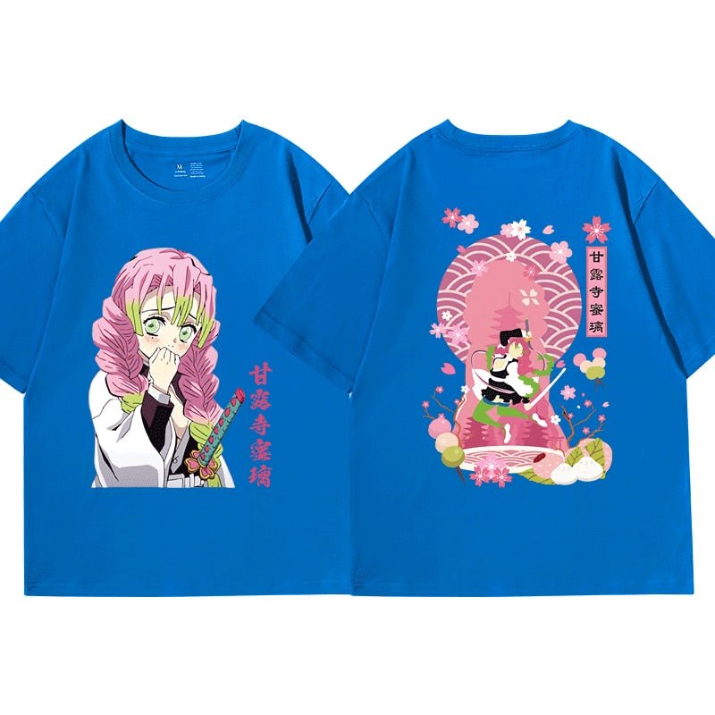 Anime Kimetsu No Yaiba Demon Slayer Kanroji Mitsuri T Shirt - KataMoon