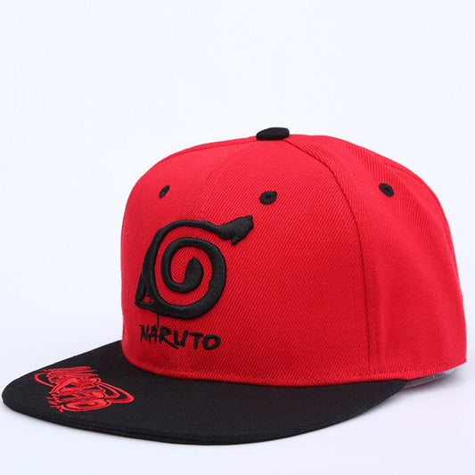 Anime Naruto Hip Hop Hat Embroidery Snapback Cap - KataMoon