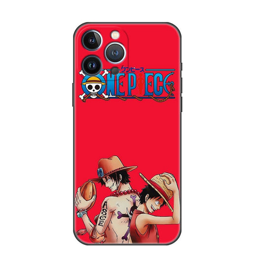 Anime One Piece Luffy and Ace Iphone Phone Case - KataMoon