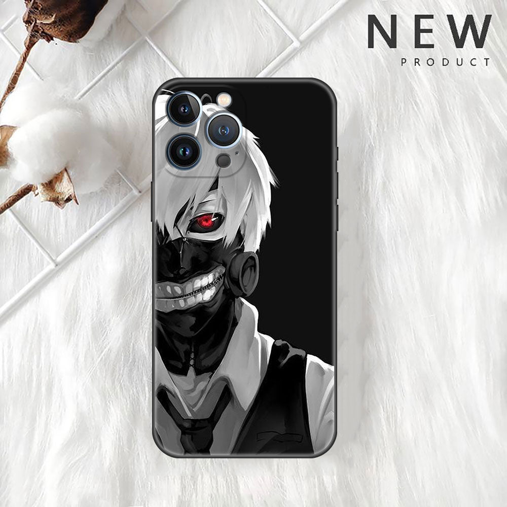 Anime Tokyo Ghoul Ken Kaneki Half face Iphone Phone Case - KataMoon