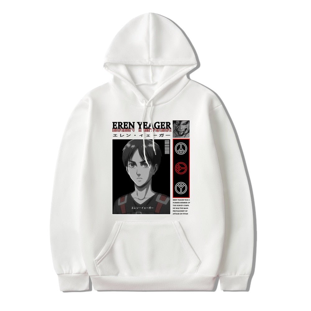 Attack on Titan Eren Jaeger Anime Manga Unisex Hoodie - KataMoon