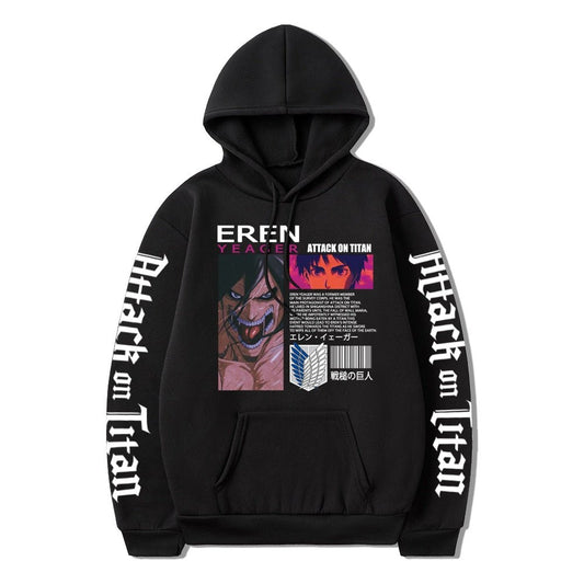 Attack on Titan Eren Jaeger Anime Manga Unisex Hoodie - KataMoon