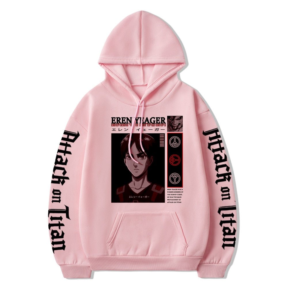 Attack on Titan Eren Jaeger Anime Manga Unisex Hoodie - KataMoon