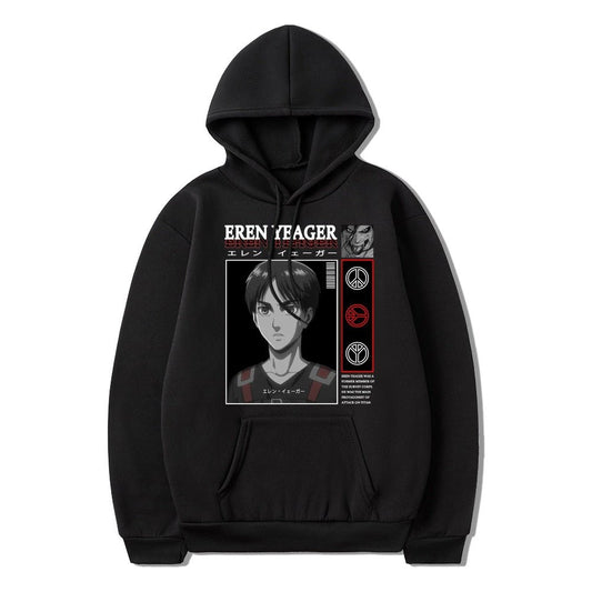 Attack on Titan Eren Jaeger Anime Manga Unisex Hoodie - KataMoon