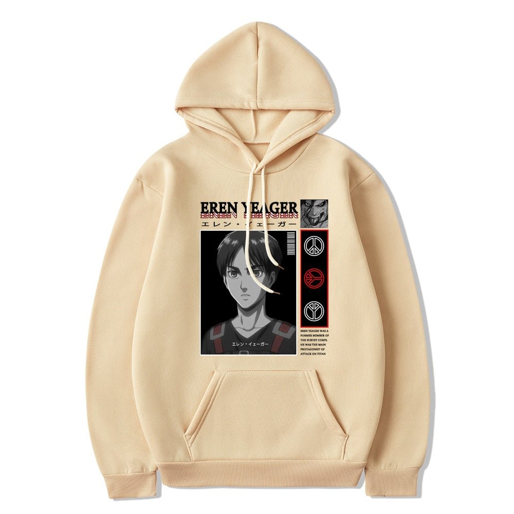 Attack on Titan Eren Jaeger Anime Manga Unisex Hoodie - KataMoon