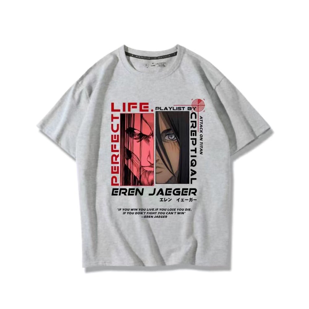 Attack on Titan Eren Jaeger Anime Unisex T shirt - KataMoon