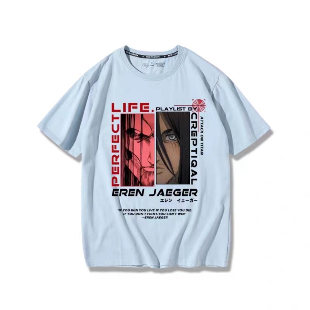 Attack on Titan Eren Jaeger Anime Unisex T shirt - KataMoon
