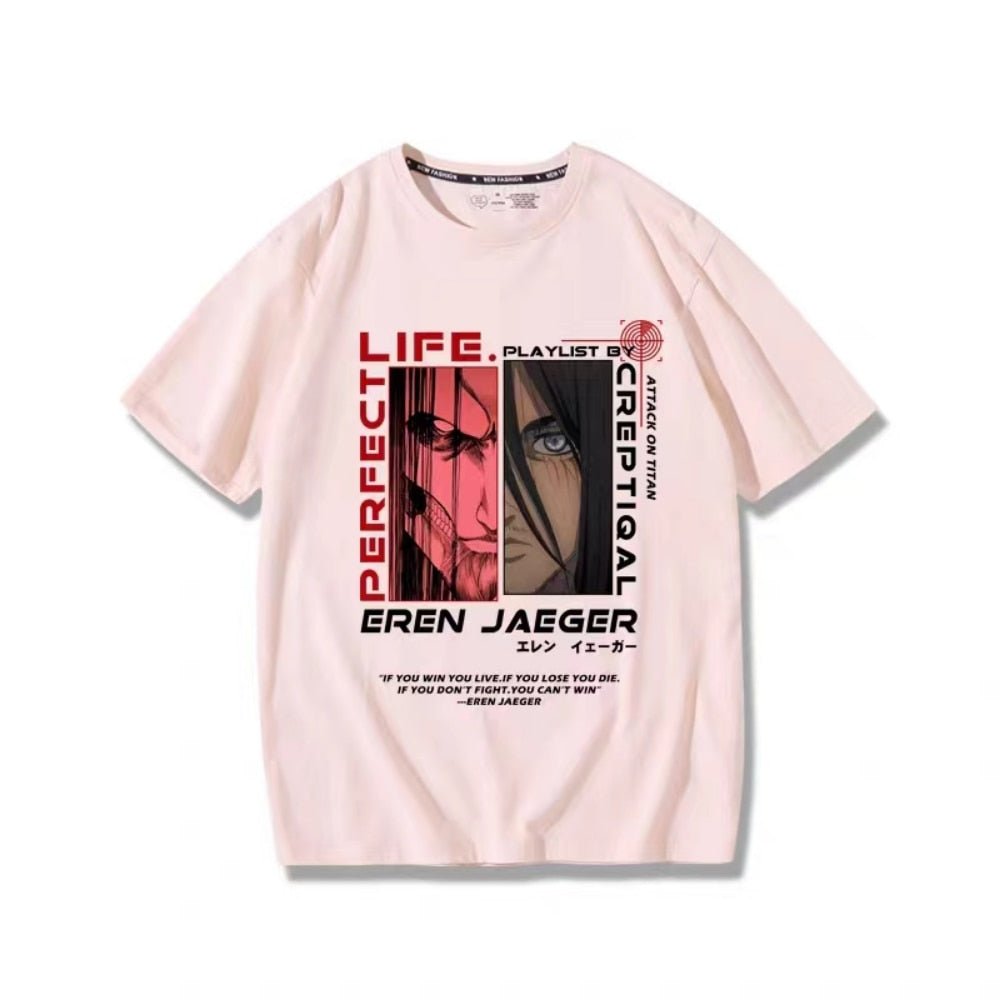 Attack on Titan Eren Jaeger Anime Unisex T shirt - KataMoon