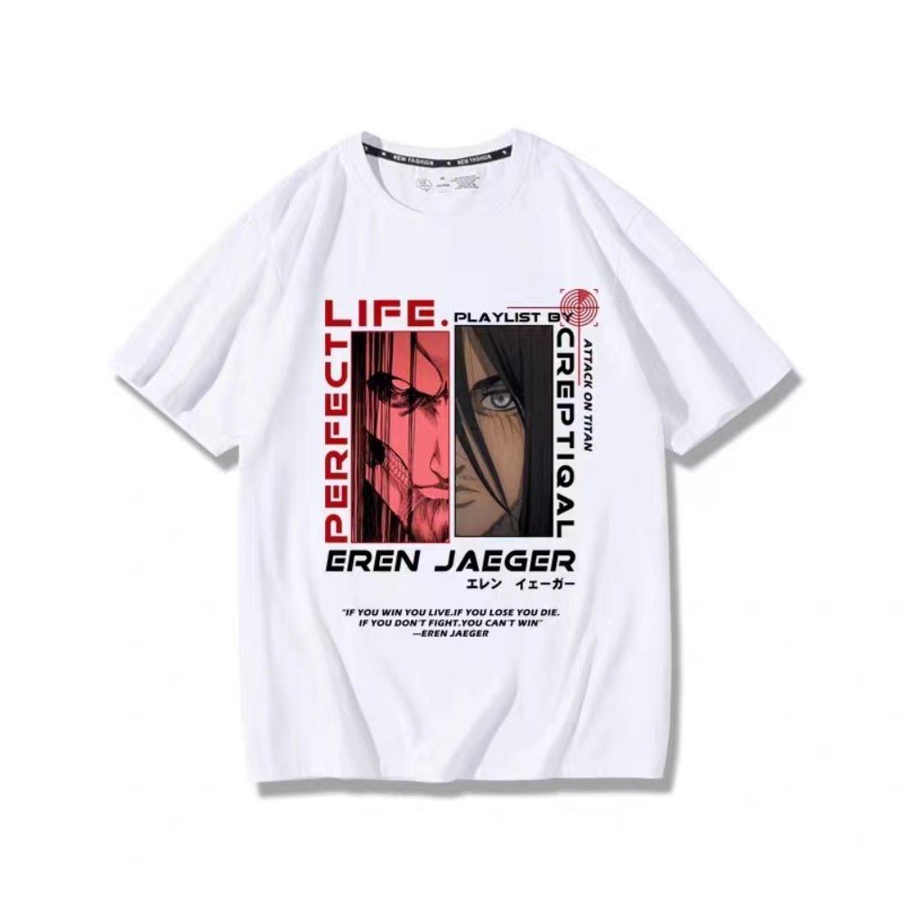 Attack on Titan Eren Jaeger Anime Unisex T shirt - KataMoon