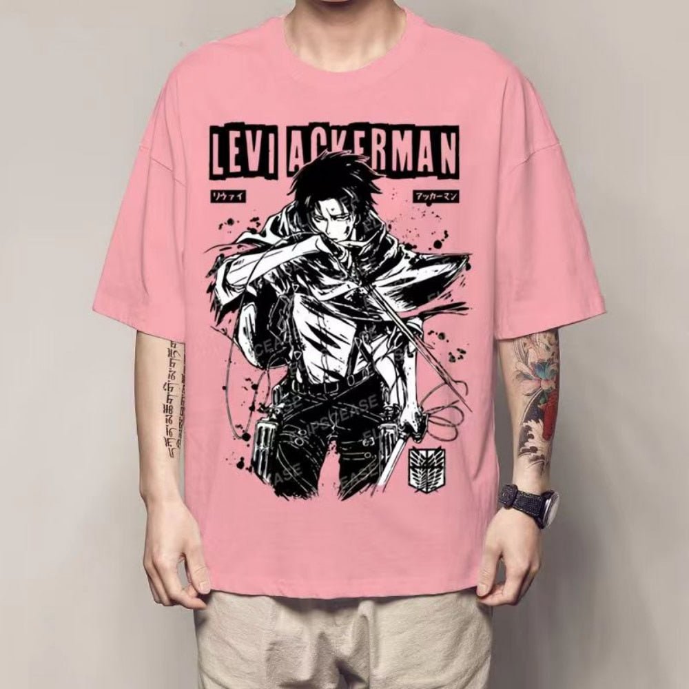 Attack on Titan Levi Ackerman Unisex T shirt - KataMoon