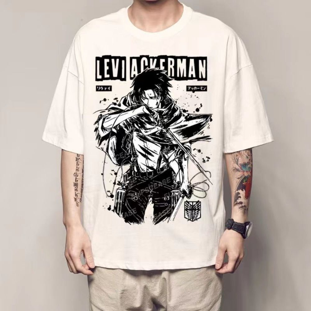 Attack on Titan Levi Ackerman Unisex T shirt - KataMoon