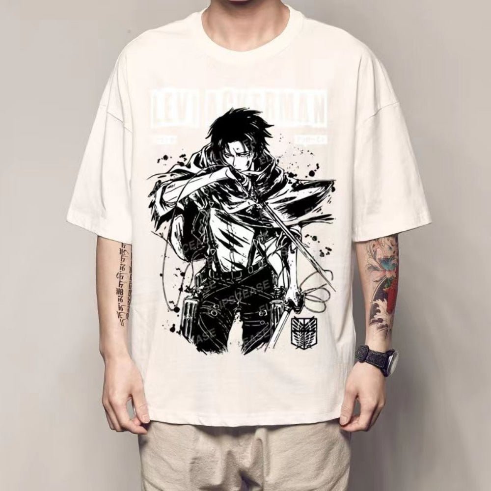 Attack on Titan Levi Ackerman Unisex T shirt - KataMoon