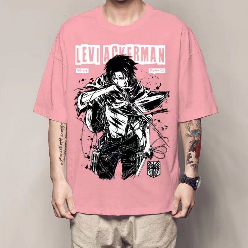 Attack on Titan Levi Ackerman Unisex T shirt - KataMoon
