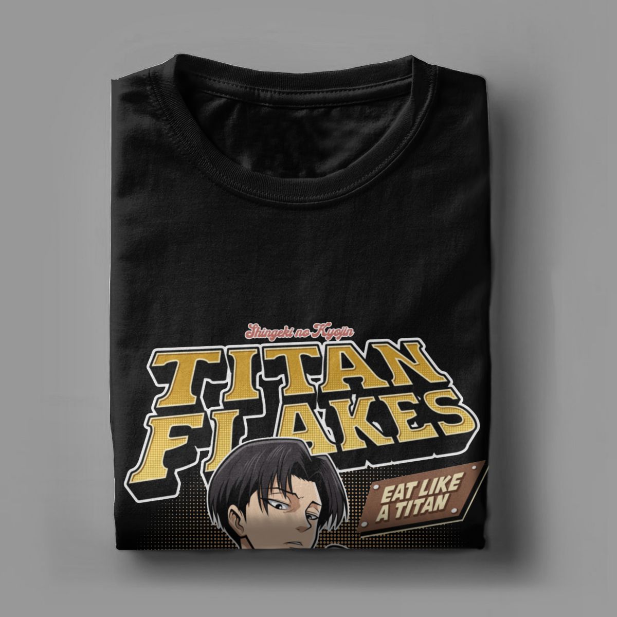 Attack on Titan Titan Flakes Levi Ackerman T Shirt - KataMoon