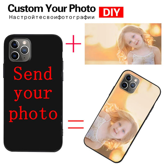 Custom Phone Case For Apple iPhone 14 13 12 Mini 11 Pro SE 2020 8 7 6 5 6S Plus X XR XS Max Customized Photo Name Cover - KataMoon