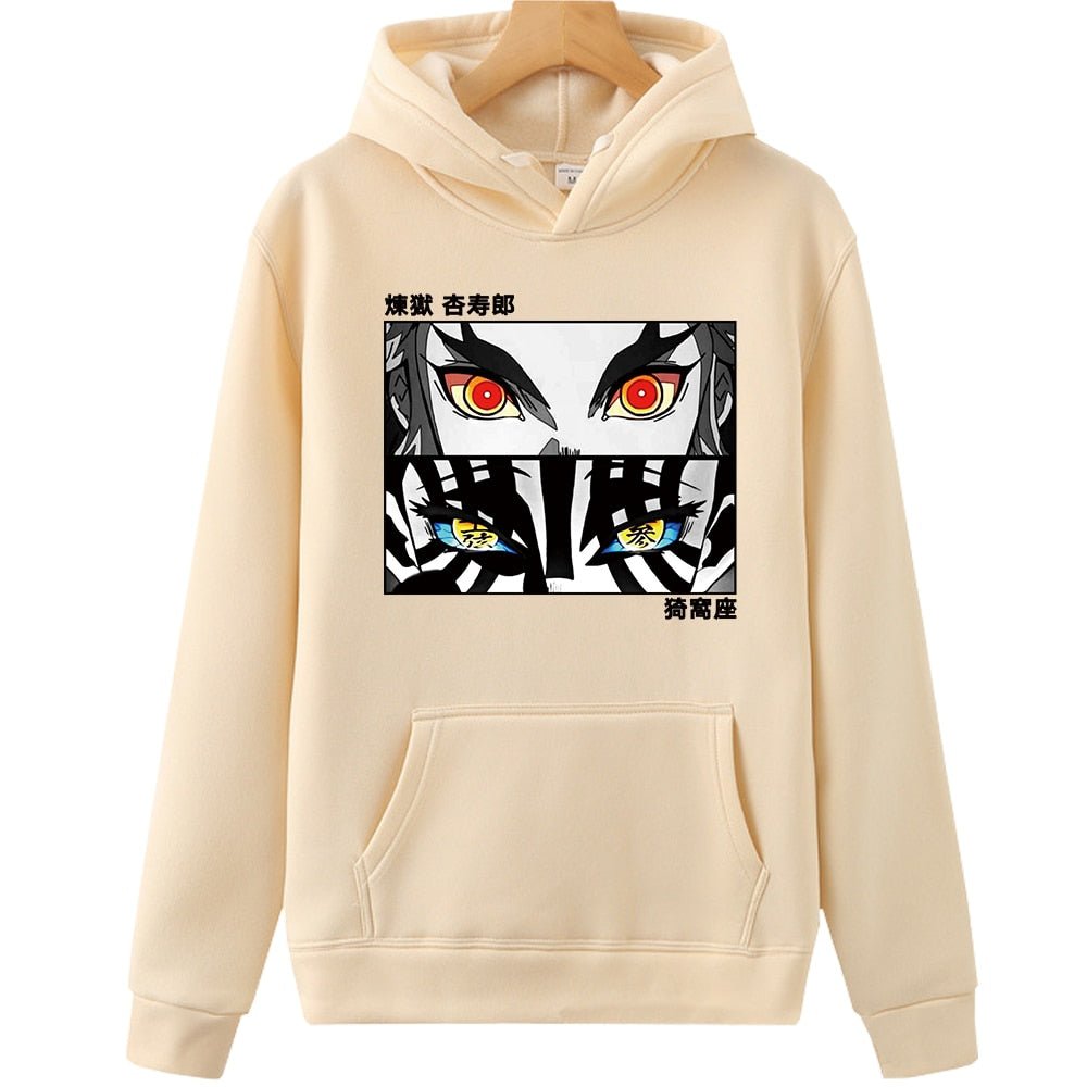 Demon Slayer Akaza Kyojuro Rengoku Unisex Hoodie - KataMoon