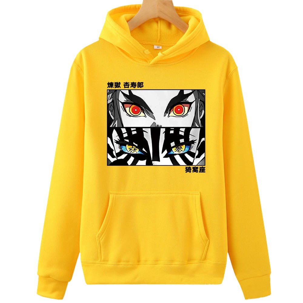 Demon Slayer Akaza Kyojuro Rengoku Unisex Hoodie - KataMoon