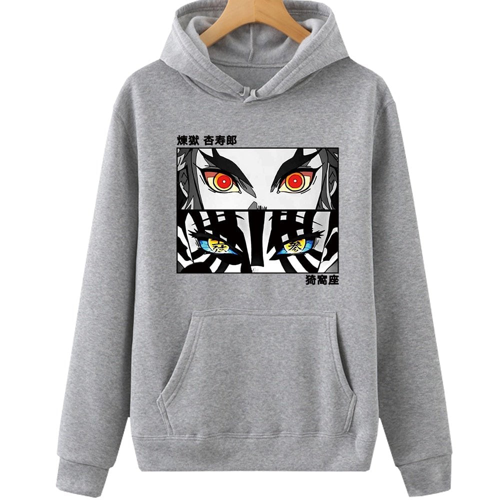 Demon Slayer Akaza Kyojuro Rengoku Unisex Hoodie - KataMoon