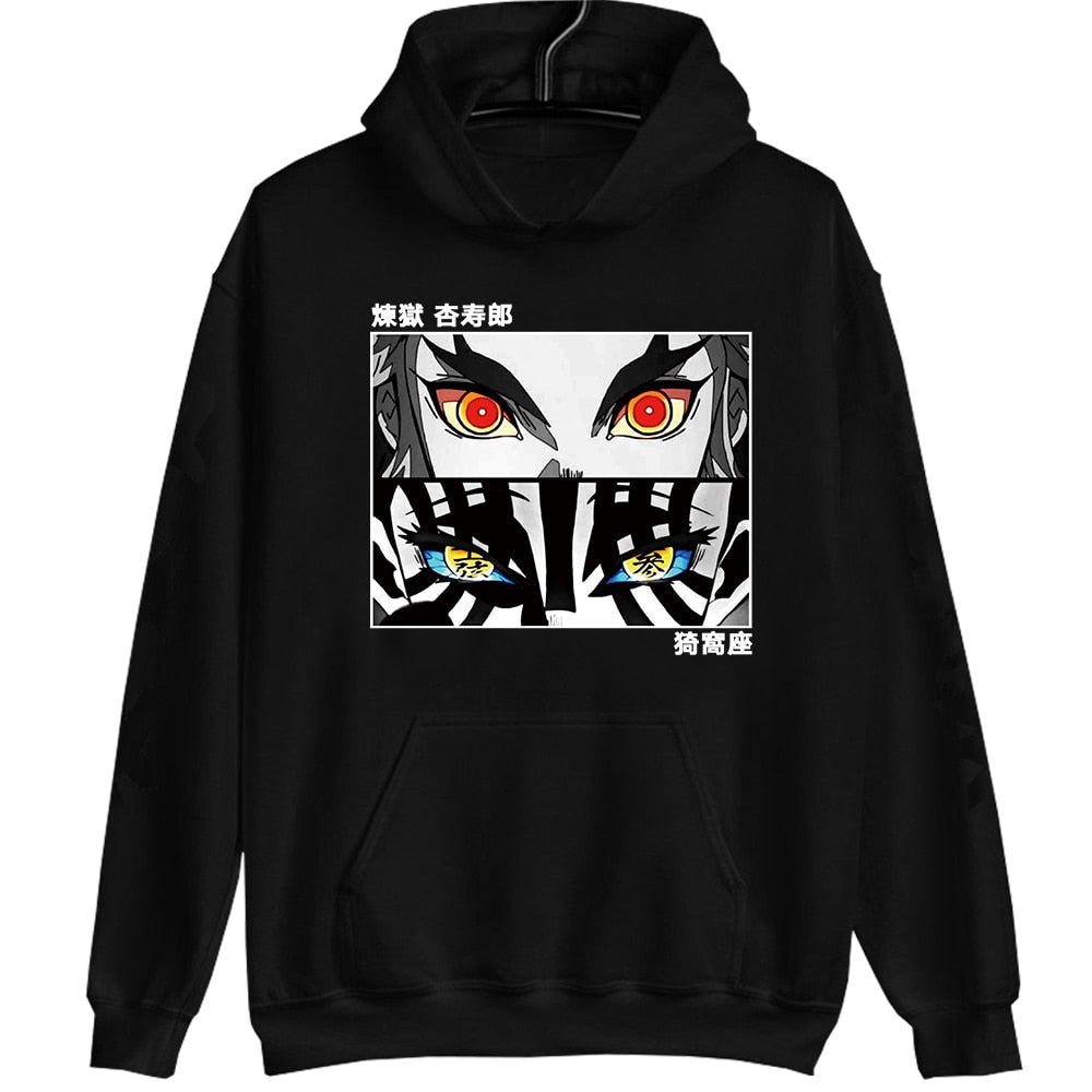 Demon Slayer Akaza Kyojuro Rengoku Unisex Hoodie - KataMoon