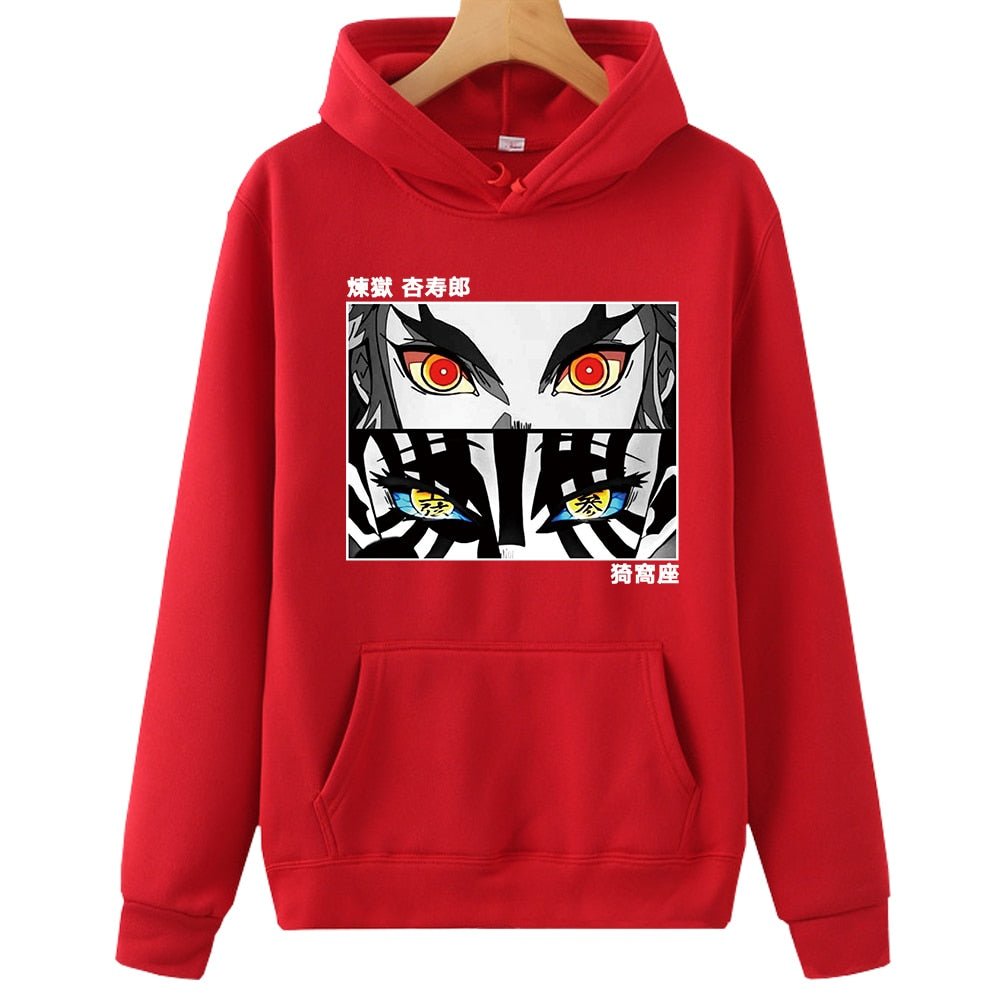 Demon Slayer Akaza Kyojuro Rengoku Unisex Hoodie - KataMoon