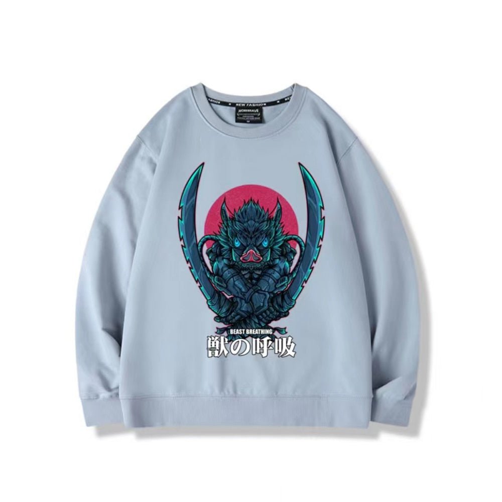Demon Slayer Inosuke Hashibira Anime Sweatshirt - KataMoon