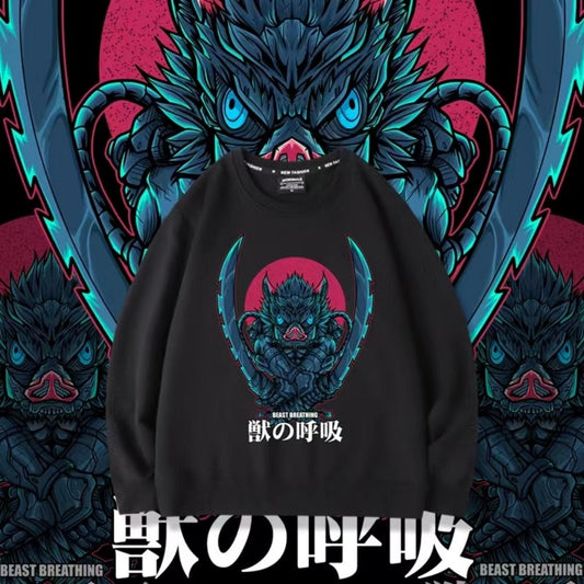 Demon Slayer Inosuke Hashibira Anime Sweatshirt - KataMoon