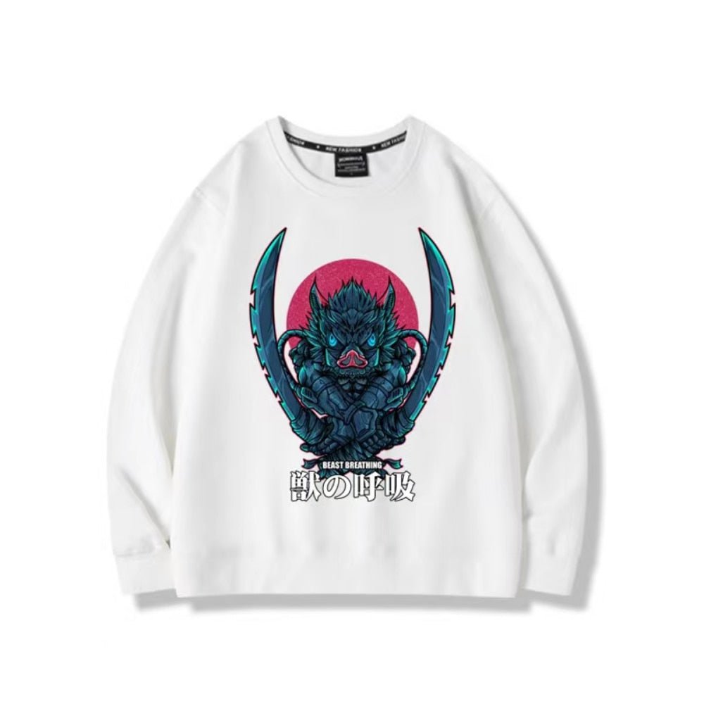 Demon Slayer Inosuke Hashibira Anime Sweatshirt - KataMoon