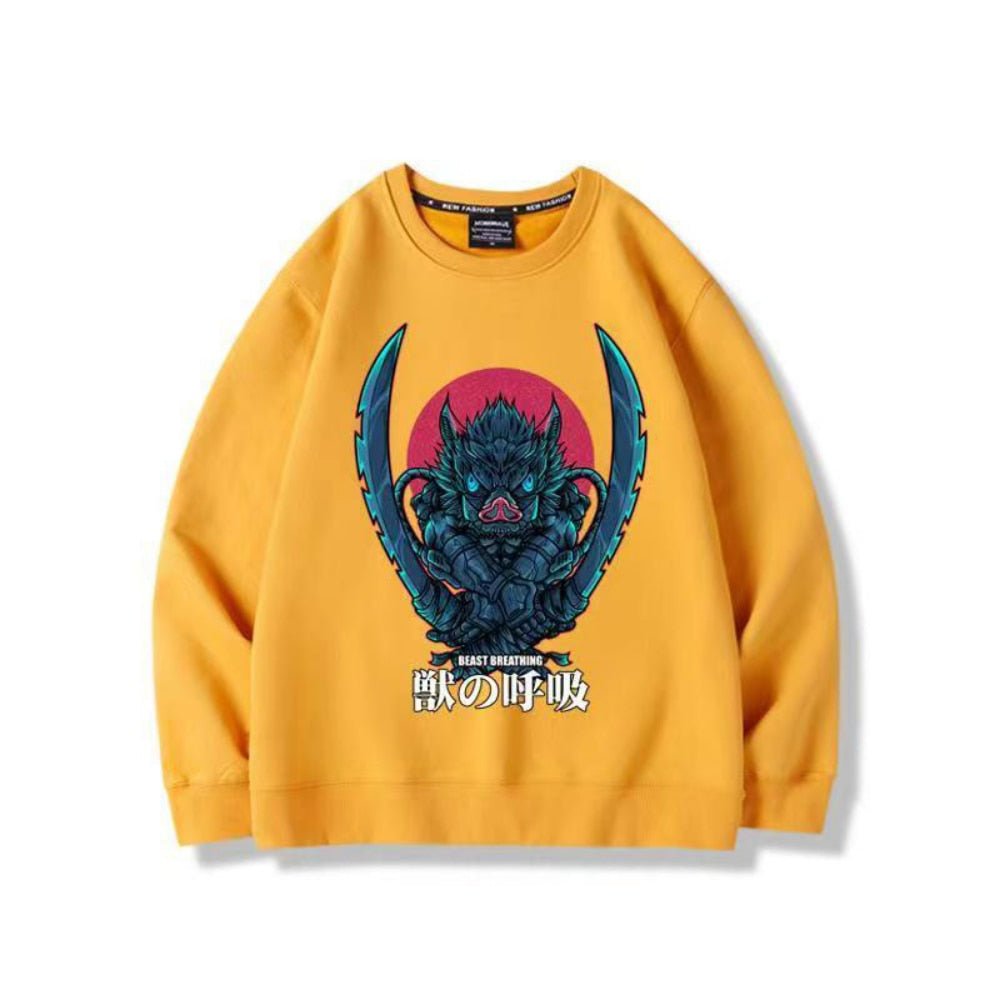 Demon Slayer Inosuke Hashibira Anime Sweatshirt - KataMoon