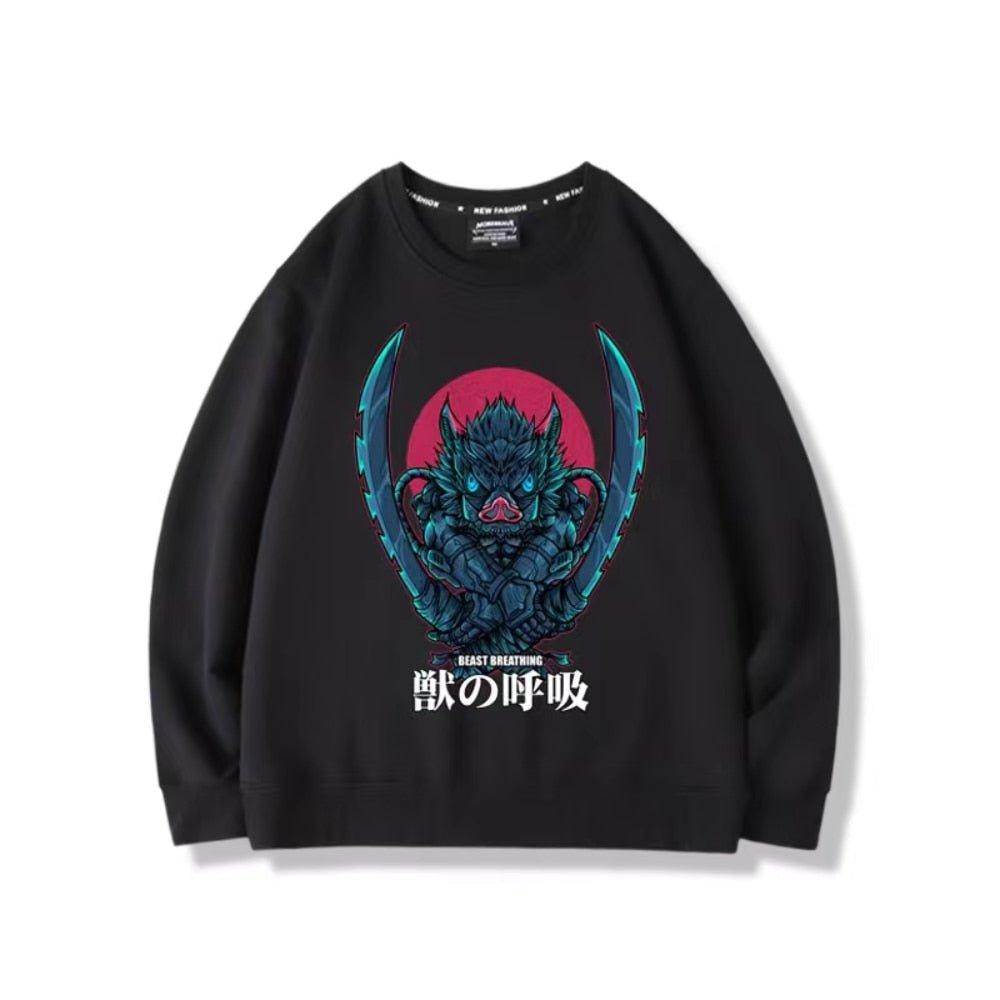 Demon Slayer Inosuke Hashibira Anime Sweatshirt - KataMoon