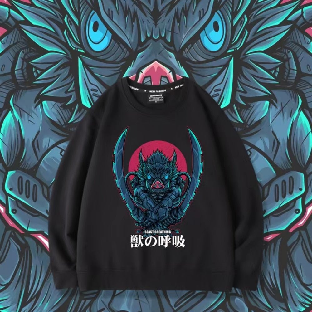 Demon Slayer Inosuke Hashibira Anime Sweatshirt - KataMoon