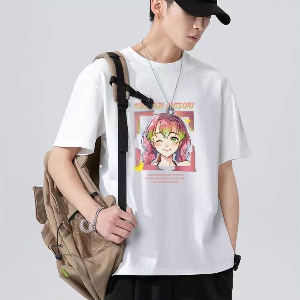 Demon Slayer Kanroji Mitsuri Anime T shirt - KataMoon