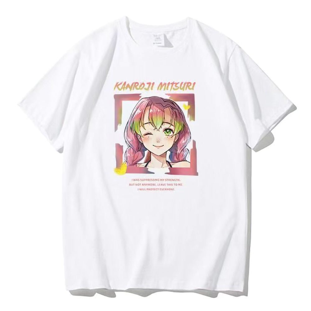 Demon Slayer Kanroji Mitsuri Anime T shirt - KataMoon
