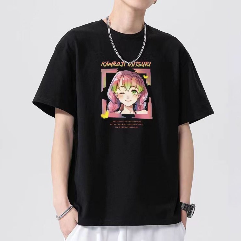 Demon Slayer Kanroji Mitsuri Anime T shirt - KataMoon